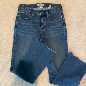 Madewell kick out jeans size 25 NWT